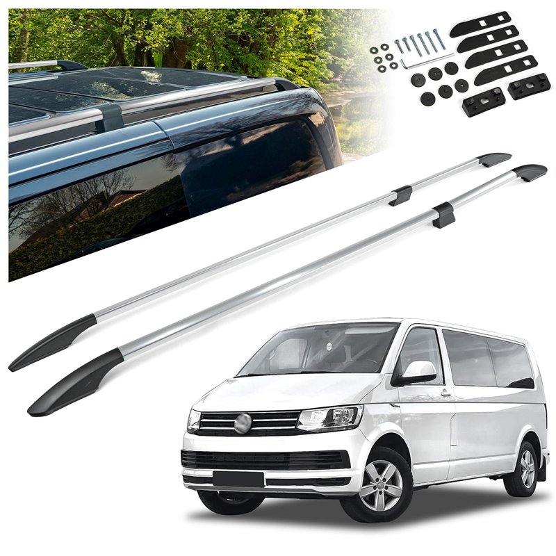 Relingi dachowe dzielone Volkswagen VW Caravelle T6 L1 SWB 2015-2019 Sol