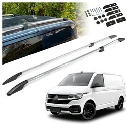 Relingi dachowe dzielone Volkswagen VW Transporter T6.1 L1 SWB 2019-2023