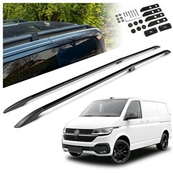 Split roof rails for Volkswagen VW Transporter T6.1 L2 LWB 2019-2023 Solid