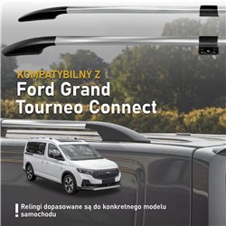 Split roof rails for Ford Grand Tourneo Connect III Mk3 V761 L2 LWB 2022- S