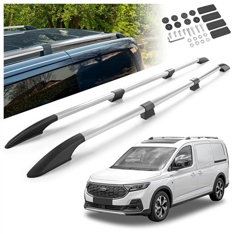 Split roof rails for Ford Grand Transit Connect III Mk3 V761 L2 LWB 2024- S