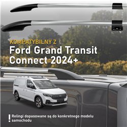 Split roof rails for Ford Grand Transit Connect III Mk3 V761 L2 LWB 2024- S