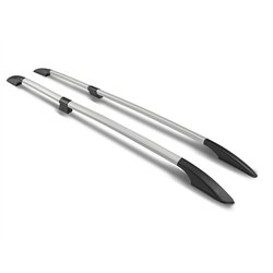 Split roof rails for Dacia Dokker I KE K9K 2012-2021 Solid Aluminum Plasti