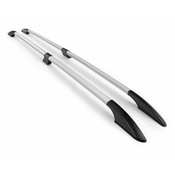 Split roof rails for Fiat Doblo I 223 L2 Maxi 2001-2010 Solid Aluminum Pla