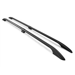 Split roof rails for Fiat Doblo I 223 L2 Maxi 2001-2010 Solid Aluminum Pla