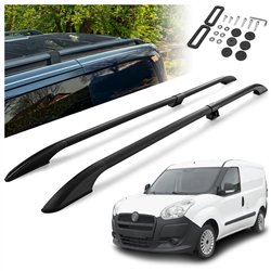 Split roof rails for Fiat Doblo II 263 H1 L1 SWB 2010-2022 Solid Aluminum