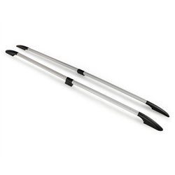 Split roof rails for Opel Combo D X12 L2 2012-2018 Solid Aluminum Plastic