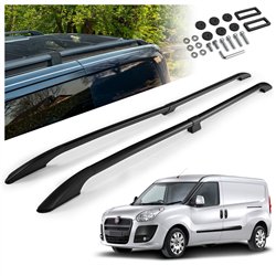 Split roof rails for Fiat Doblo II 263 L2 Maxi 2010-2022 Solid Aluminum Pl