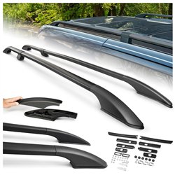Split roof rails for Ford Tourneo Connect II Mk2 V408 L1 SWB 2013-2022 Soli