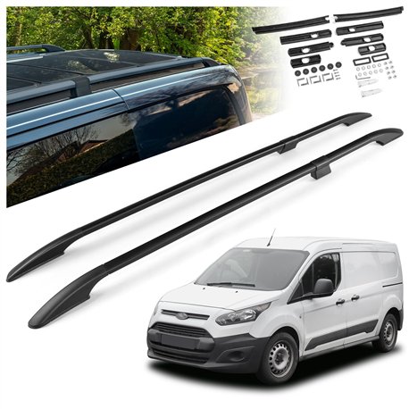 Split roof rails for Ford Transit Connect II Mk2 V408 L1 SWB 2013-2024 Soli
