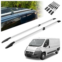 Split roof rails for Fiat Ducato III 250/290 L1 2006- Solid Aluminum Plast