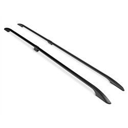 Split roof rails for Citroen Jumper II 250 H1 L1 2006- Solid Aluminum Plas