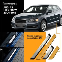 Listwy progowe uniwersalne Audi A3 Sportback Hatchback II 8PA 2004-2012