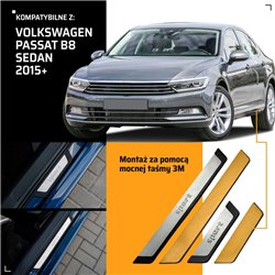 Universal sill trims for Volkswagen VW Passat Sedan VIII B8 3G 2014-2021 SP