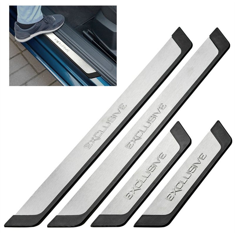 Universal sill trims for Citroen C4 Picasso I UD 2007-2013 EXCLUSIVE steel