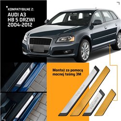 Universal sill trims for Audi A3 Sportback Hatchback II 8PA 2004-2012 EXCLU