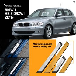 Listwy progowe uniwersalne do BMW 1 Seria Hatchback F20 2011-2019