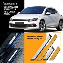 Universal sill trims for Volkswagen VW Scirocco Coupe III 13 2008-2017 EXCL