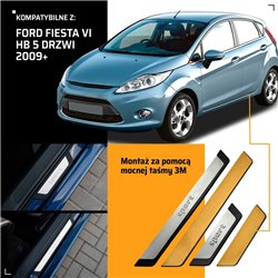 Listwy progowe uniwersalne Ford Fiesta Hatchback VIII Mk7 B479 HJ/HF JHH