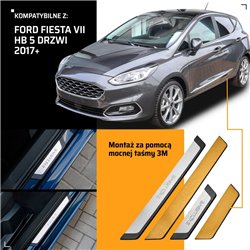 Listwy progowe uniwersalne Ford Fiesta Hatchback VIII Mk7 B479 HJ/HF JHH