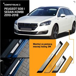 Listwy progowe uniwersalne Peugeot 508 SW Kombi I W23 8 2010-2018
