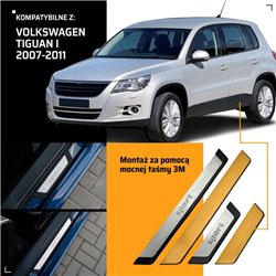 Listwy progowe uniwersalne Volkswagen VW Tiguan I 5N 2007-2011 sta