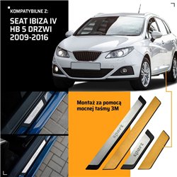 Listwy progowe uniwersalne SEAT Ibiza Hatchback IV 6J/6P 5D 2008-2017 SP