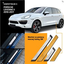 Universal sill trims for Porsche Cayenne II 92A 958 2010-2017 EXCLUSIVE st