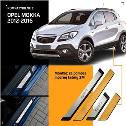 Listwy progowe uniwersalne do Opel Mokka A 2012-2016 | SPORT stal