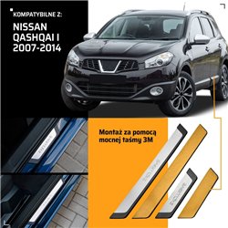 Universal sill trims for Nissan Qashqai I J10 FLJJ10E 2007-2014 EXCLUSIVE