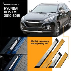 Listwy progowe uniwersalne do Hyundai ix35 I 2010-2018 SPORT stal