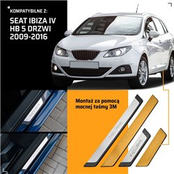 Universal sill trims for Renault Clio Hatchback IV BH X98 2012-2020 EXCLUSI