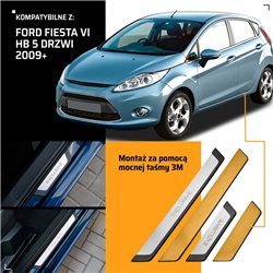 Listwy progowe uniwersalne Ford Focus Hatchback IV C519 DEH 2018- EXCLUS