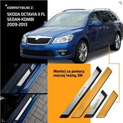 Universal sill trims for Skoda Octavia Station Wagon II 1Z 2009-2013 SPORT