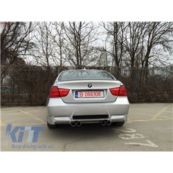 Rear Bumper BMW 3 Series E90 ( 2004-2011) Middle Exhaust M3 Design with PDC