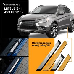 Universal sill trims for Mitsubishi ASX I GA/XA/XB/XC/XD 2010-2021 SPORT s