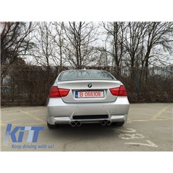 Rear Bumper BMW 3 Series E90 ( 2004-2011) Middle Exhaust M3 Design without PDC