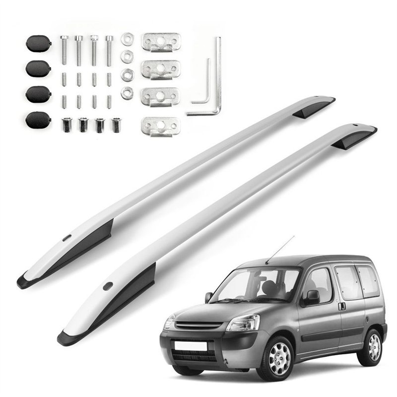 Roof rails for Peugeot Partner I M49/M59 1996-2010 SKYPORT Aluminum Plasti