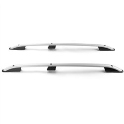 Roof rails for Fiat Doblo II 263 H1 L1 SWB 2010-2022 SKYPORT Aluminum Plas