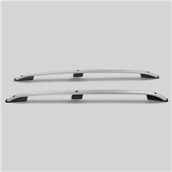 Roof rails for Peugeot Partner II B9 2008-2018 SKYPORT Aluminum Plastic