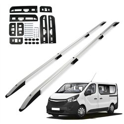 Relingi dachowe Opel Vivaro B X82 H1 L1 SWB 2014-2019 Aluminium plastik