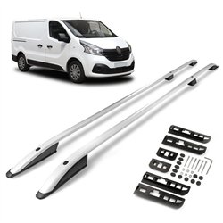 Roof rails for Renault Trafic III FG/JG H1 L1 SWB 2014- SKYPORT Aluminum P