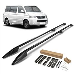 Roof rails for Volkswagen VW Caravelle T5 H1 L2 LWB 2003-2015 SKYPORT Alum