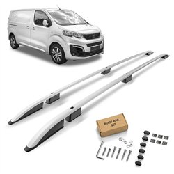Roof rails for Peugeot Expert III V H1 L3 2016- SKYPORT Aluminum Plastic