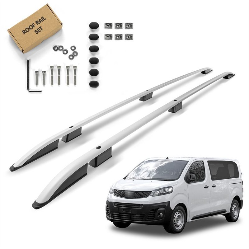 Roof rails for Fiat Ulysse III 507 H1 L3 Maxi 2022- SKYPORT Aluminum Plast