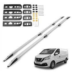 Roof rails for Nissan NV300 I J4 H1 L2 LWB 2016-2021 SKYPORT Aluminum Plas