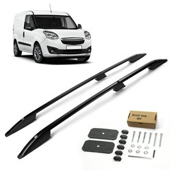 Roof rails for Fiat Doblo II 263 H1 L1 SWB 2010-2022 SKYPORT Aluminum Plas