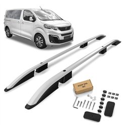 Roof rails for Peugeot Traveller I V H1 L1 Compact 2016- SKYPORT Aluminum