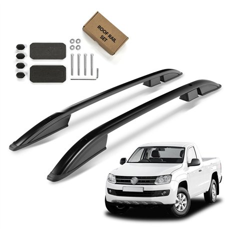 Roof rails for Volkswagen VW Amarok I 2H 4D 2010-2020 SKYPORT Aluminum Pla