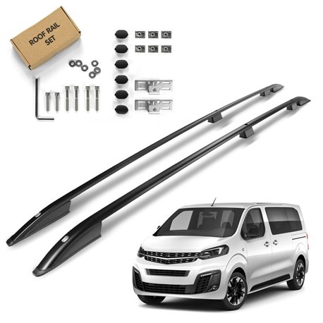 Roof rails for Opel Zafira Life I K0 V H1 L3 L 2019- SKYPORT Aluminum Plas
